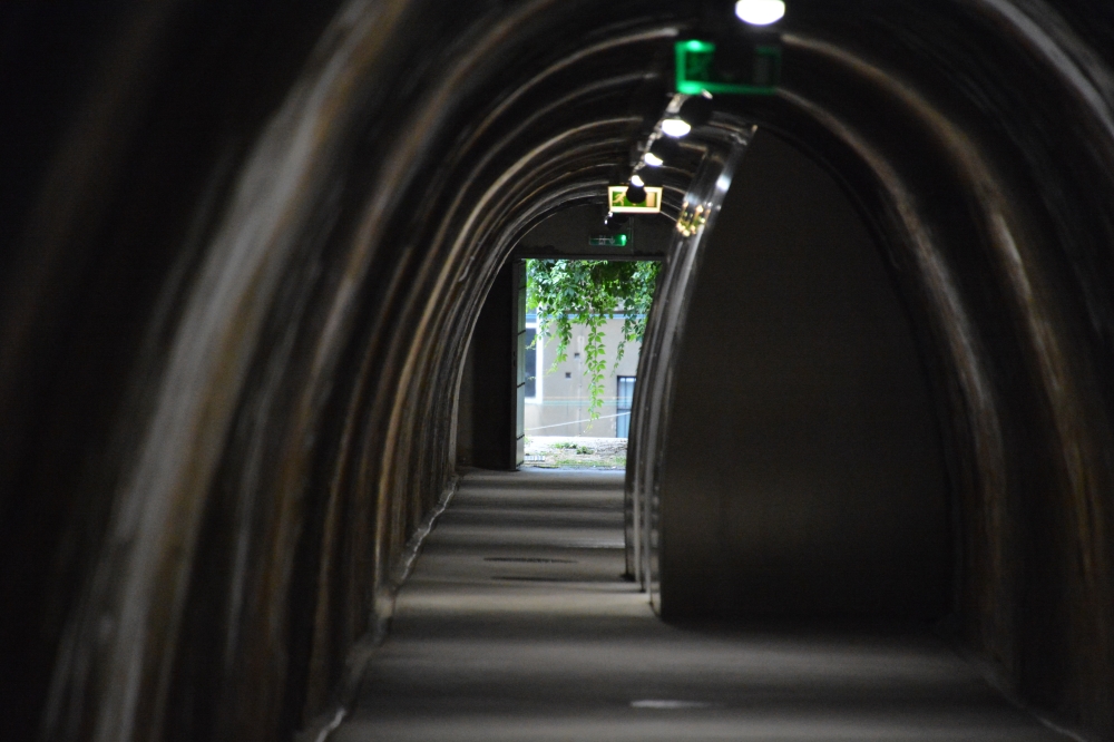 Tunnel Gric Zagreb exit